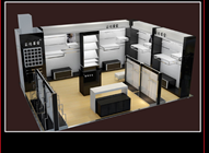 石家莊服裝展柜哪個廠子的質量最好？普迪斯展柜為您提供專業定制服務