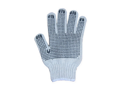 工廠直銷(xiāo)三根線棉紗PVC點(diǎn)塑手套 專(zhuān)業(yè)防滑止滑點(diǎn)膠手套解析